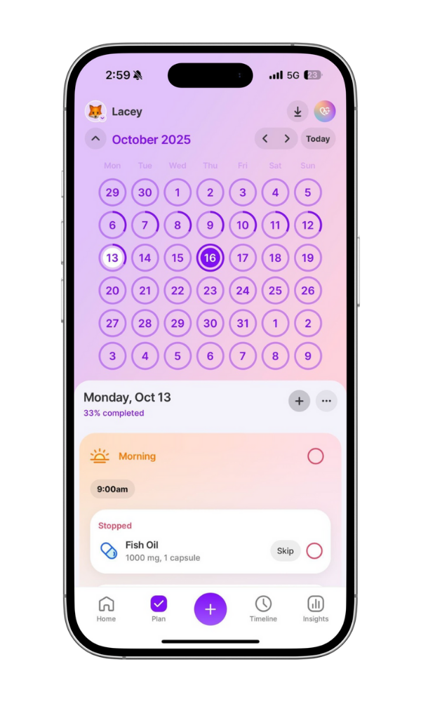 Calendar view of adherence.png